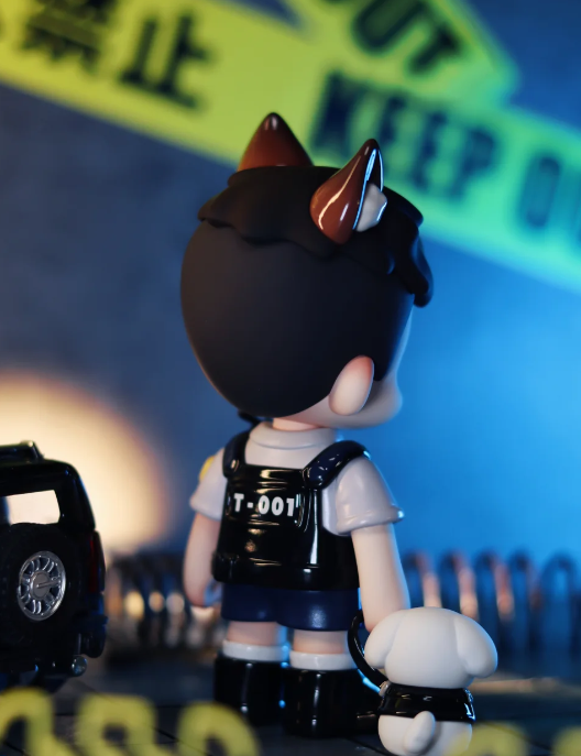 Rayan Police Wolf Edition | Collectible Blind Box Figure | Kawaii Tactical Series