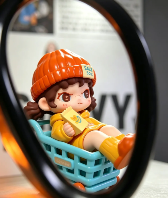 DORA 404 Block Series | Collectible Blind Box Figure | Cute Designer Toy for Desk Decor, Shelf Display & Gifting