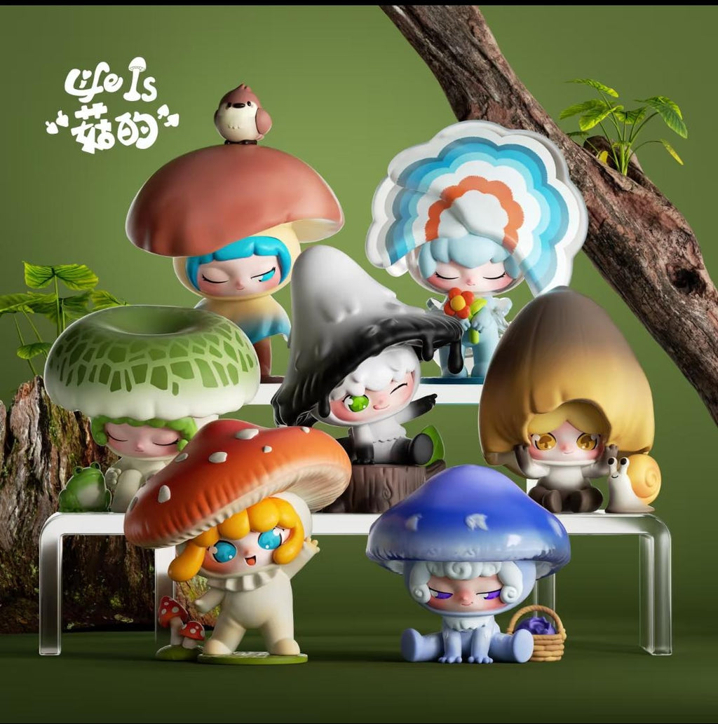Lifeis Mushroom Series Blind Box Collectible Toy Surprise Pack