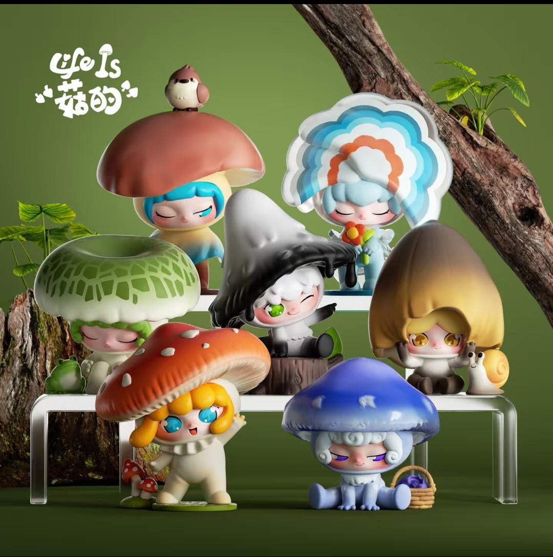 Lifeis Mushroom Series Blind Box Collectible Toy Surprise Pack