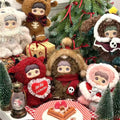 Maymei Winter Weirdness Series Plush Blind Box - 7 Random Cute Plush Keychains, 20-22cm Collectible Dolls, Christmas Gifts for Girls