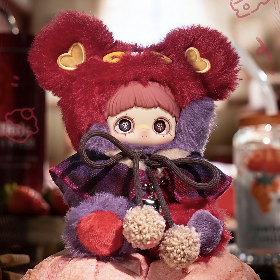 Maymei Tiny Bear Cookie Series Keychain & Pendant – Cute Soft Collectible Hanging Charms, Perfect Gift for Kids & Collectors