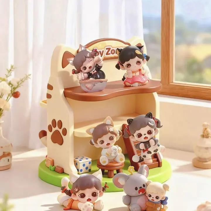 Zoraa Meow Cat Face Studio MINI Series Handmade Figure Blind Box