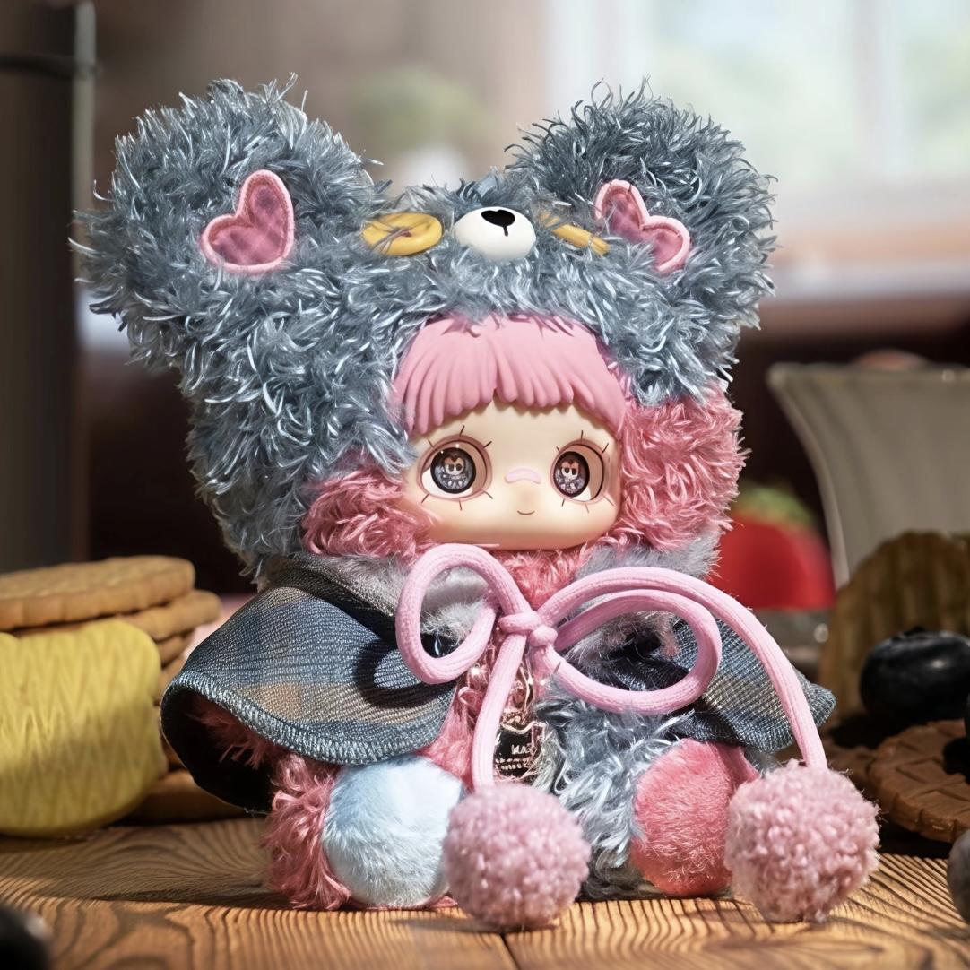 Maymei Tiny Bear Cookie Series Keychain & Pendant – Cute Soft Collectible Hanging Charms, Perfect Gift for Kids & Collectors