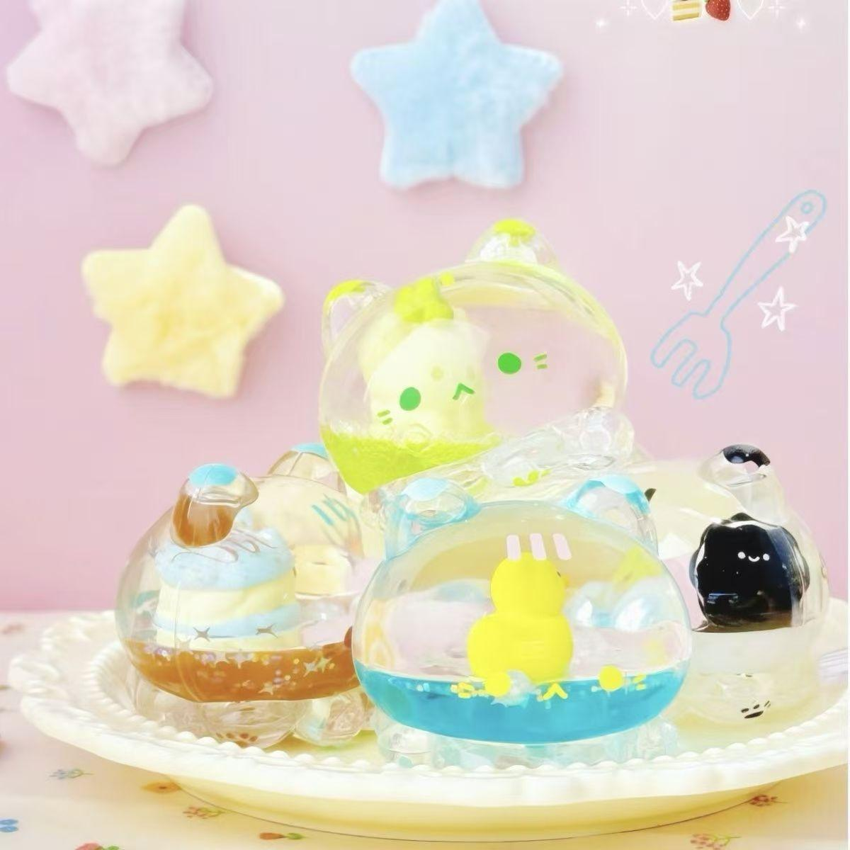 Octopus Meow Jelly Food Battle  Blind Box