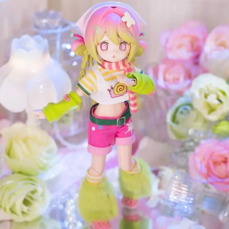 CALEMBOU Electronic Cute Pet Series BJD Blind Box, Electronic Pet Game World 20cm Ball Jointed Doll, Cute Dress Up Doll with Joints Collection Action Figure Toys Playset Birthday Christmas Gifts for Girls Boys