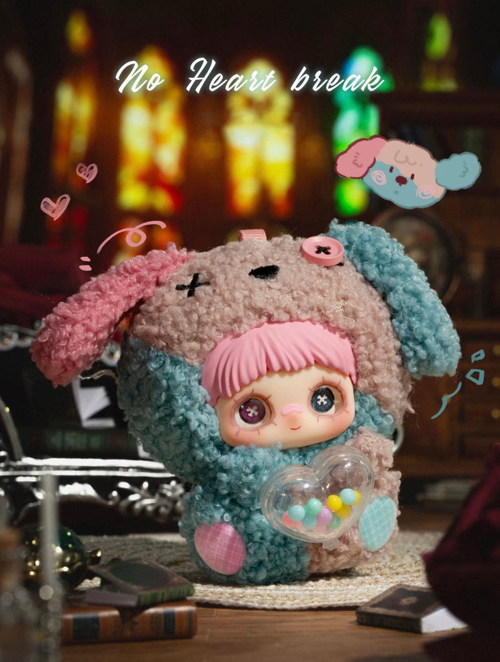 Maymei May I Love You Hangable Blind Box Plush Doll – Soft Vinyl Collectible Mystery Toy, Cute Squishy Stuffed Figure, Surprise Gift