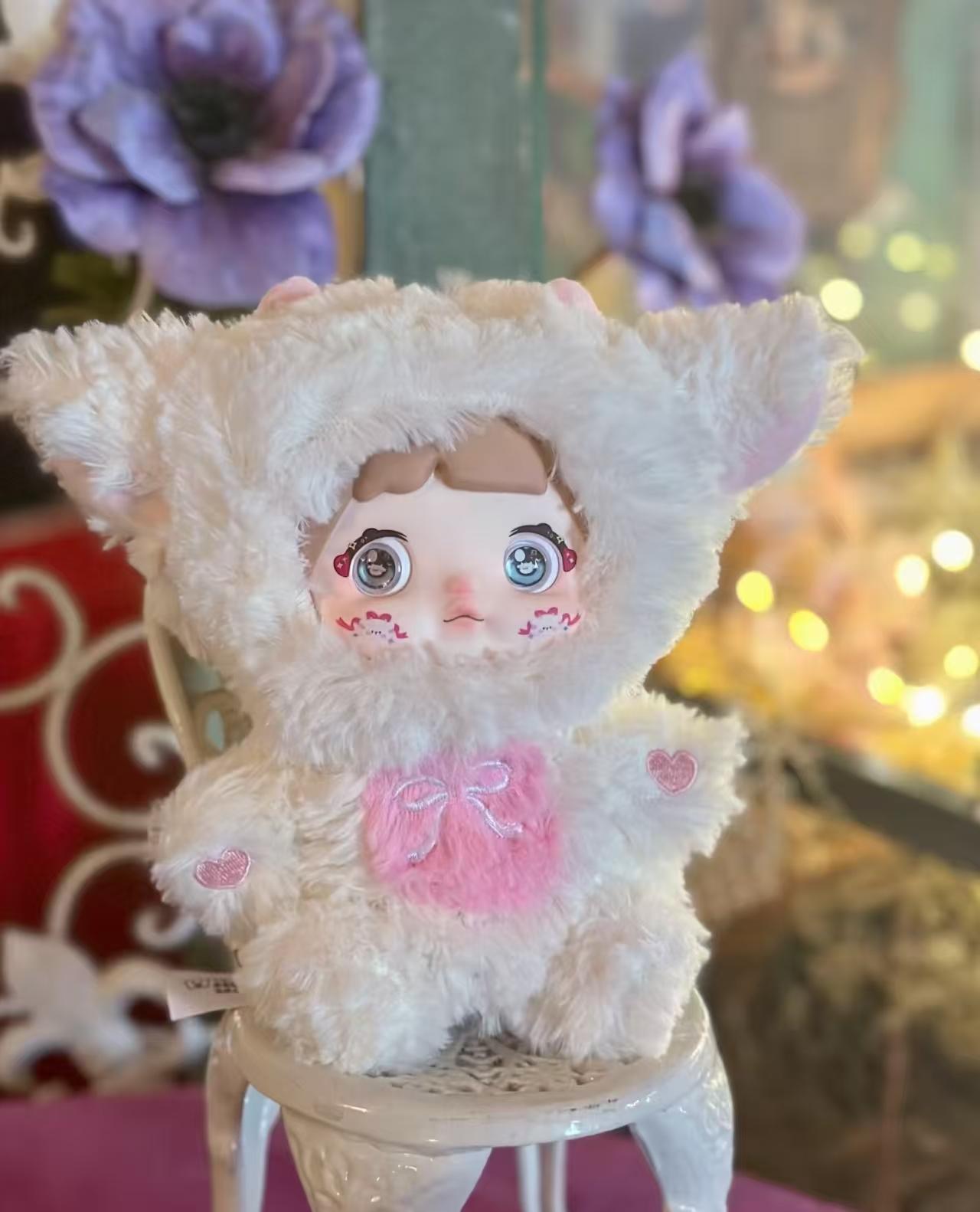 Nommi Loveliness Never Ends Collection Plush Blind Box – Cute Around the Clock Mystery Collectible Stuffed Toy Surprise Gift for Kids and Fans Soft and Adorable Figures Blindbags