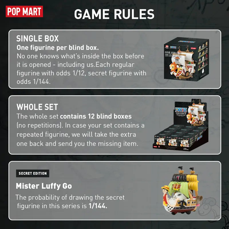 POP MART One Piece - The Grand Line Series Vehicles