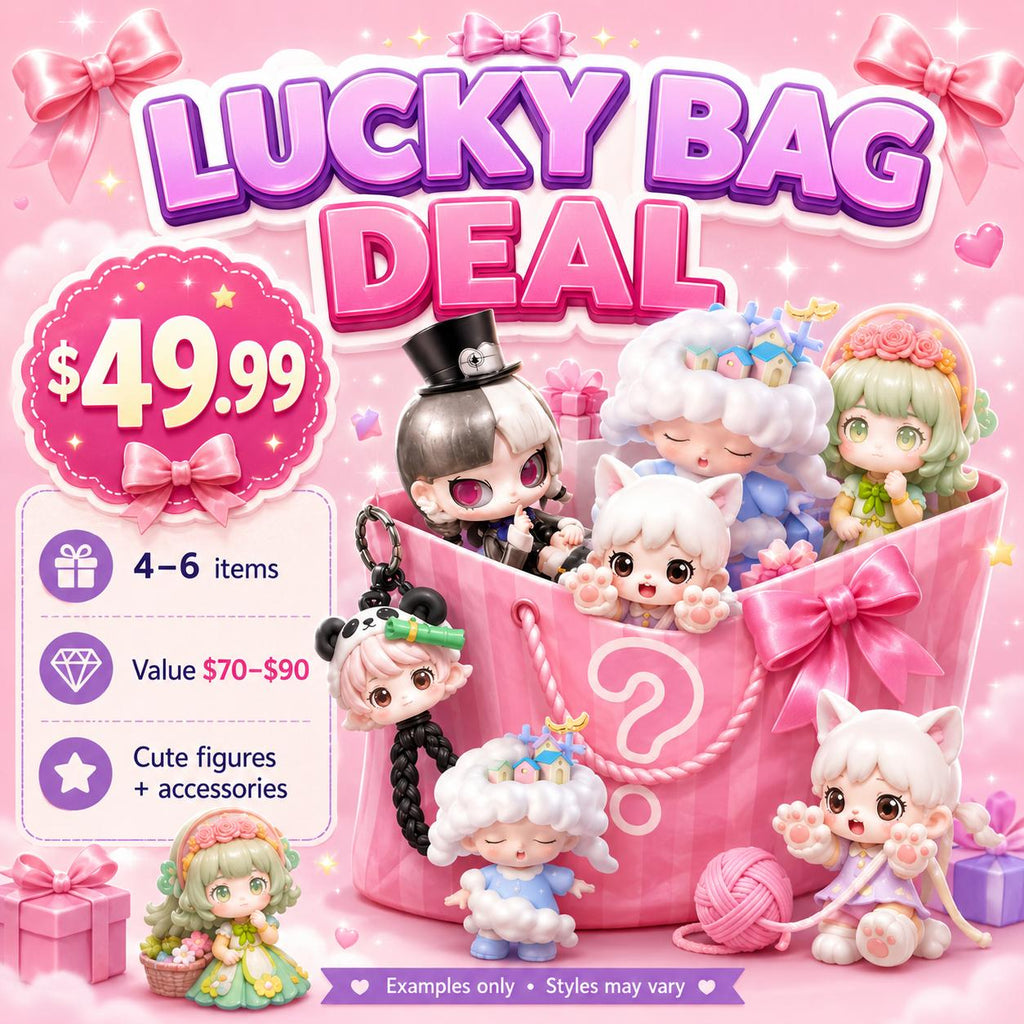 Kawaii Surprise Lucky Bag - 4–6 Trendy Toys Inside