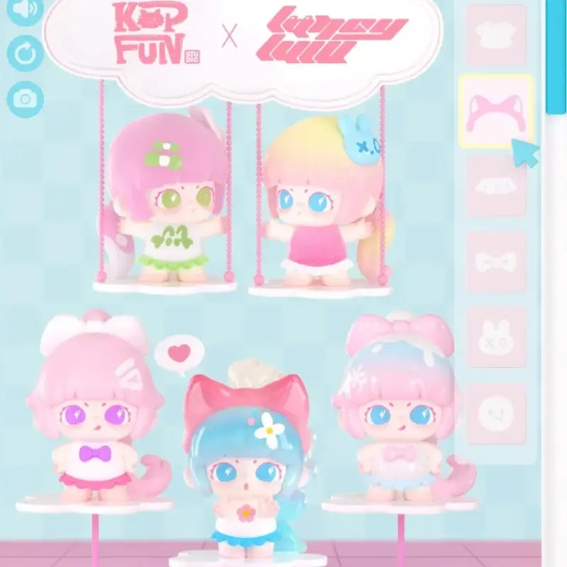 LANCY LULU-cute girl alliance mini figures Blind Box