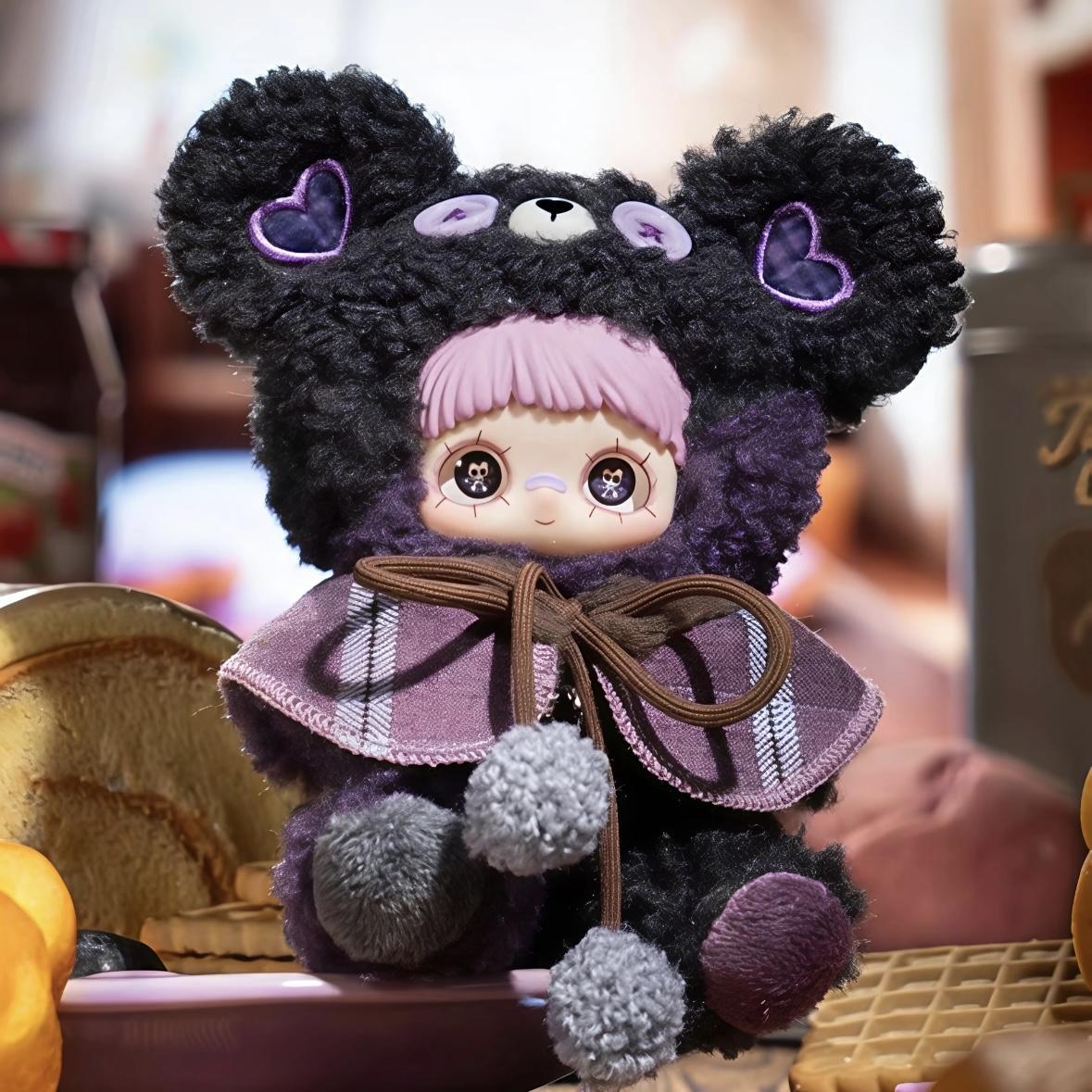 Maymei Tiny Bear Cookie Series Keychain & Pendant – Cute Soft Collectible Hanging Charms, Perfect Gift for Kids & Collectors
