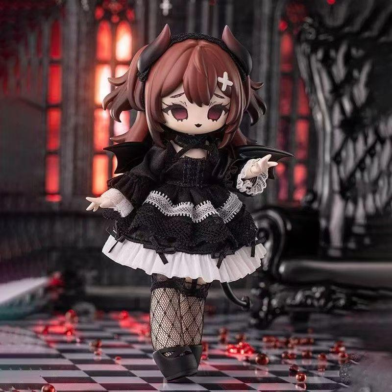 Arcane Circuit 1/12 Scale Resin/PVC BJD Collectible Figure - Mythical Articulating Figurine for Collectors, Poseable Joint Legs, 1 Secret Realm Pilgrimage Blind Box, 1 Themed ID Card, Taobao Xiaohongshu Popular Doll Accessory
