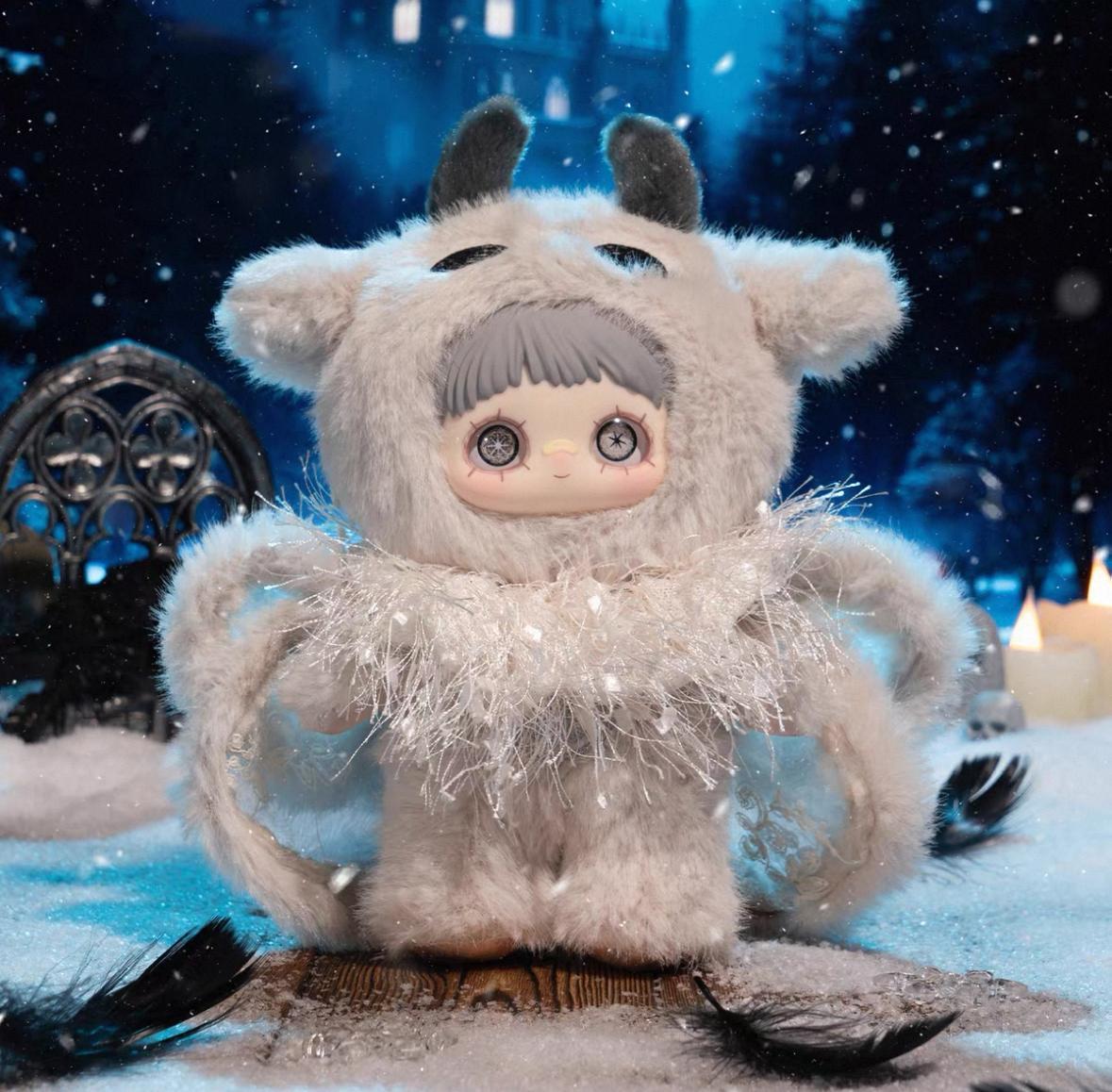 Maymei Winter Weirdness Series Plush Blind Box - 7 Random Cute Plush Keychains, 20-22cm Collectible Dolls, Christmas Gifts for Girls