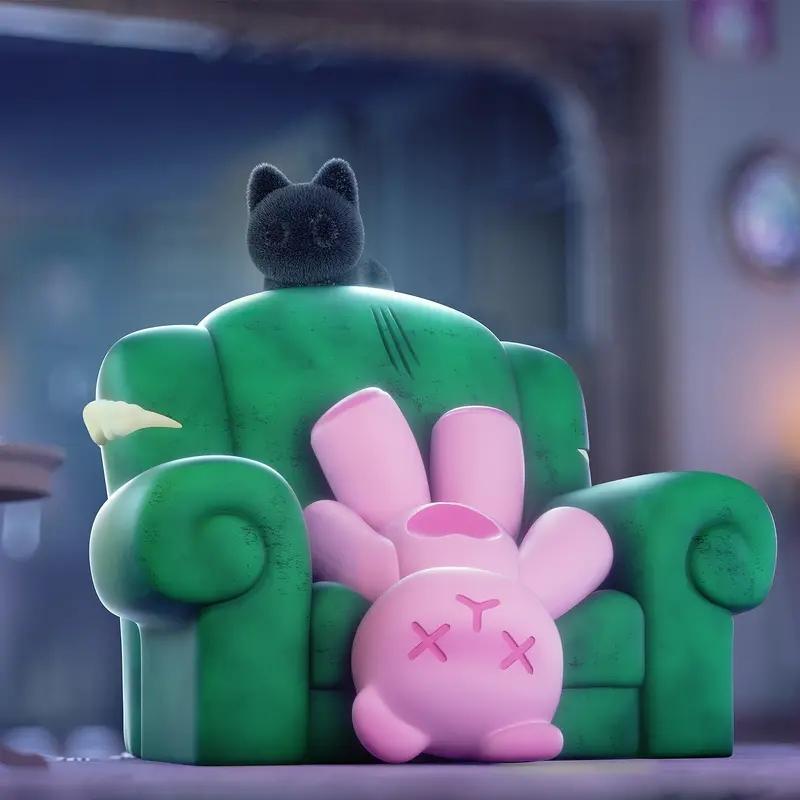 ShinWoo Ghost Bear House Series Figure Blind Box