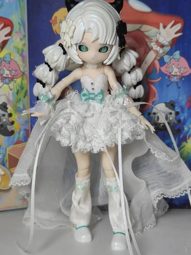 Mushroom Mycelium Naming Series BJD Blind Box Bag - Resin+PVC Articulated Multi-Jointed Collectible Figure, Soft Adorable Figurine with Exquisite Texture, Mini Model for Healing Atmosphere & Endless Fun of Raising Mini Dolls (Toys & Hobbies, Dolls)