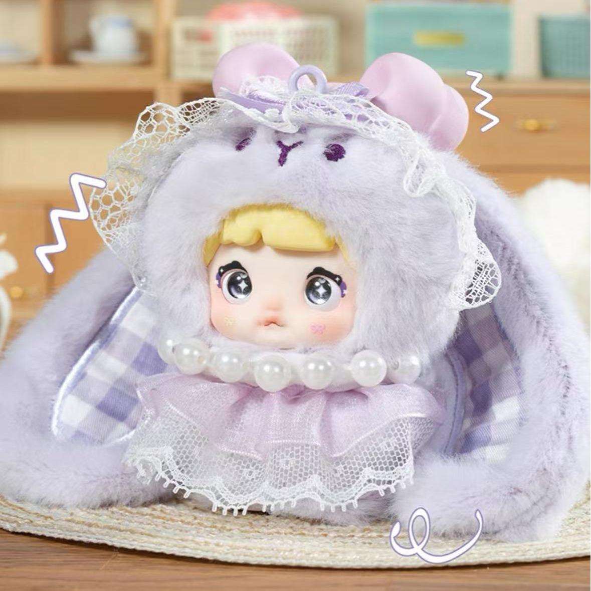 Nommi Sweetheart Bunny Blind Box Plush Doll Handbag Keychain Stuffed Animal Girls Birthday Gift Adorable Kawaii Surprise Toy Collectible Figure Ultra Soft Plush Perfect for Teens & Kids
