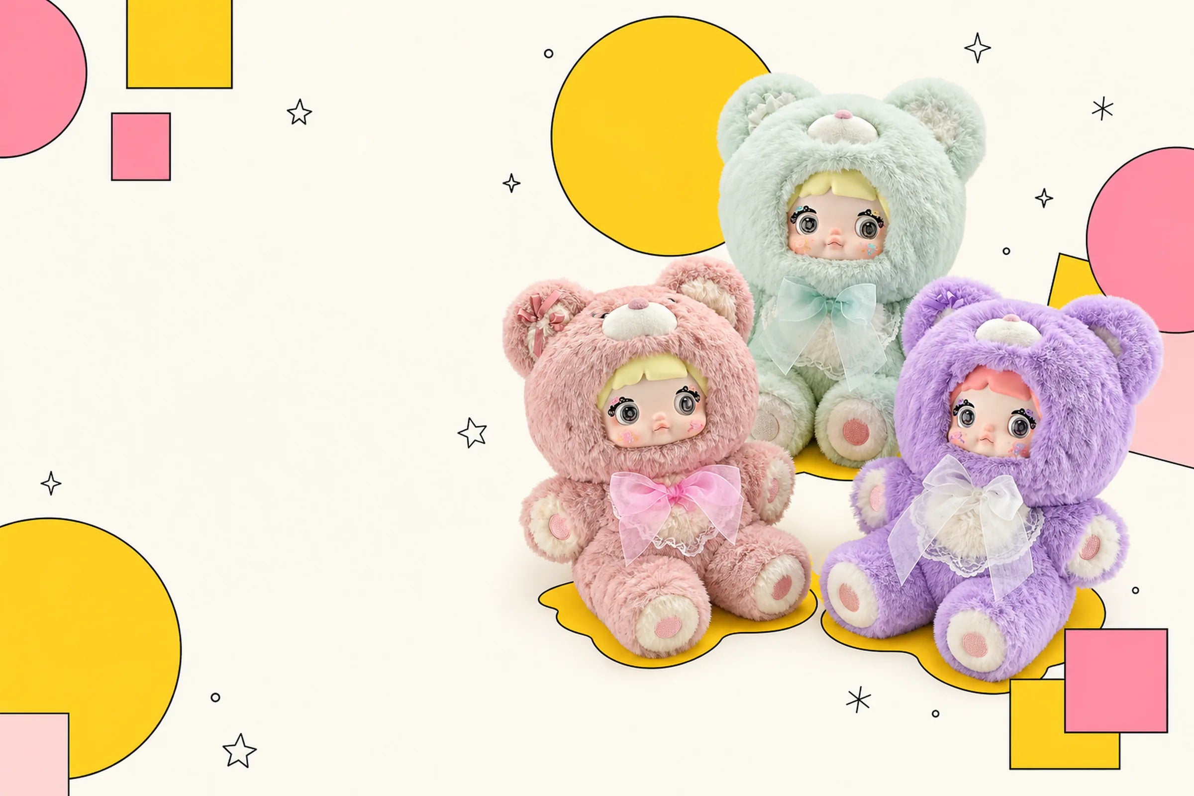 Goodnight Bear 400% plush collection hero