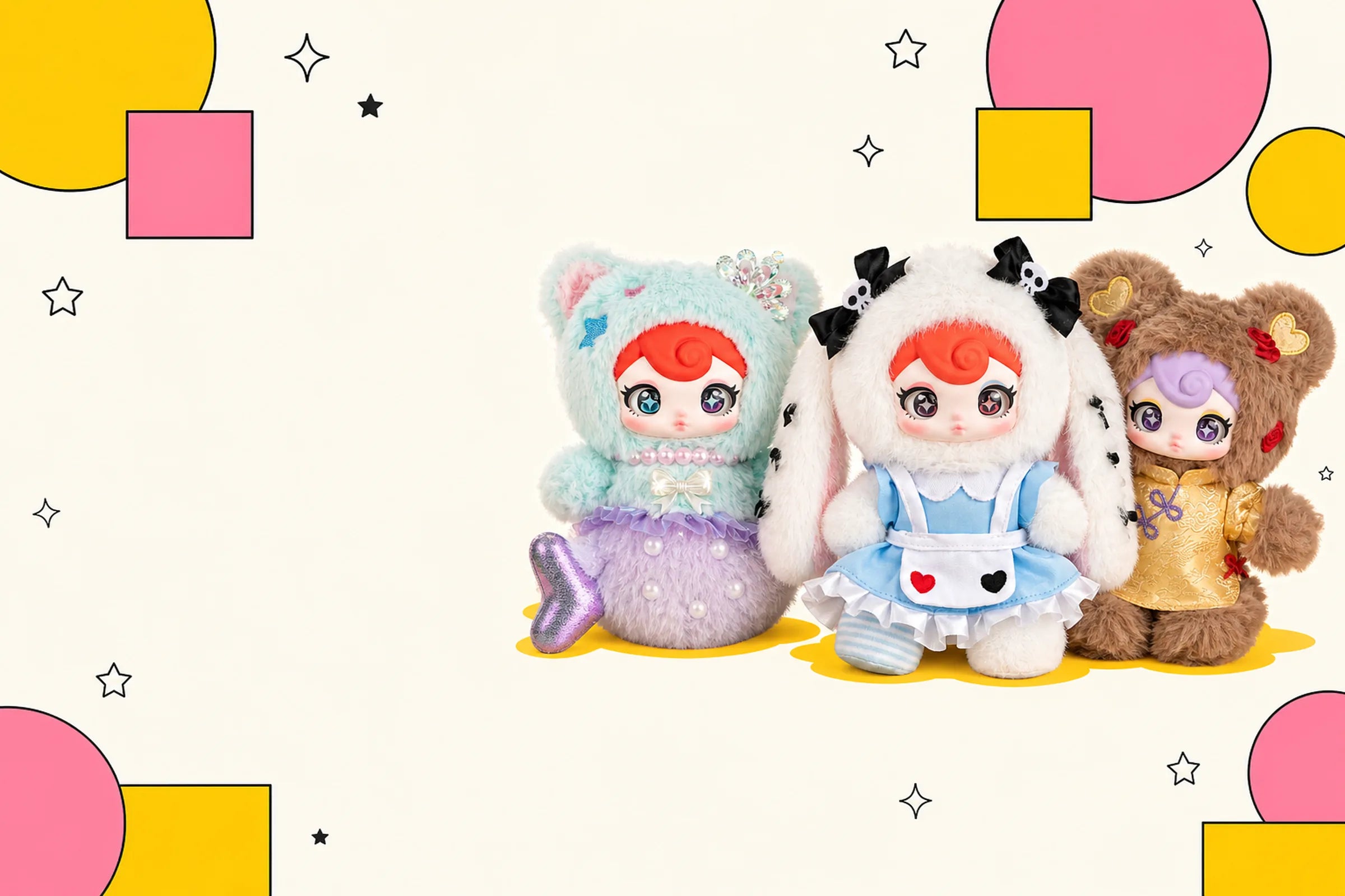 Sunycoco plush collection hero