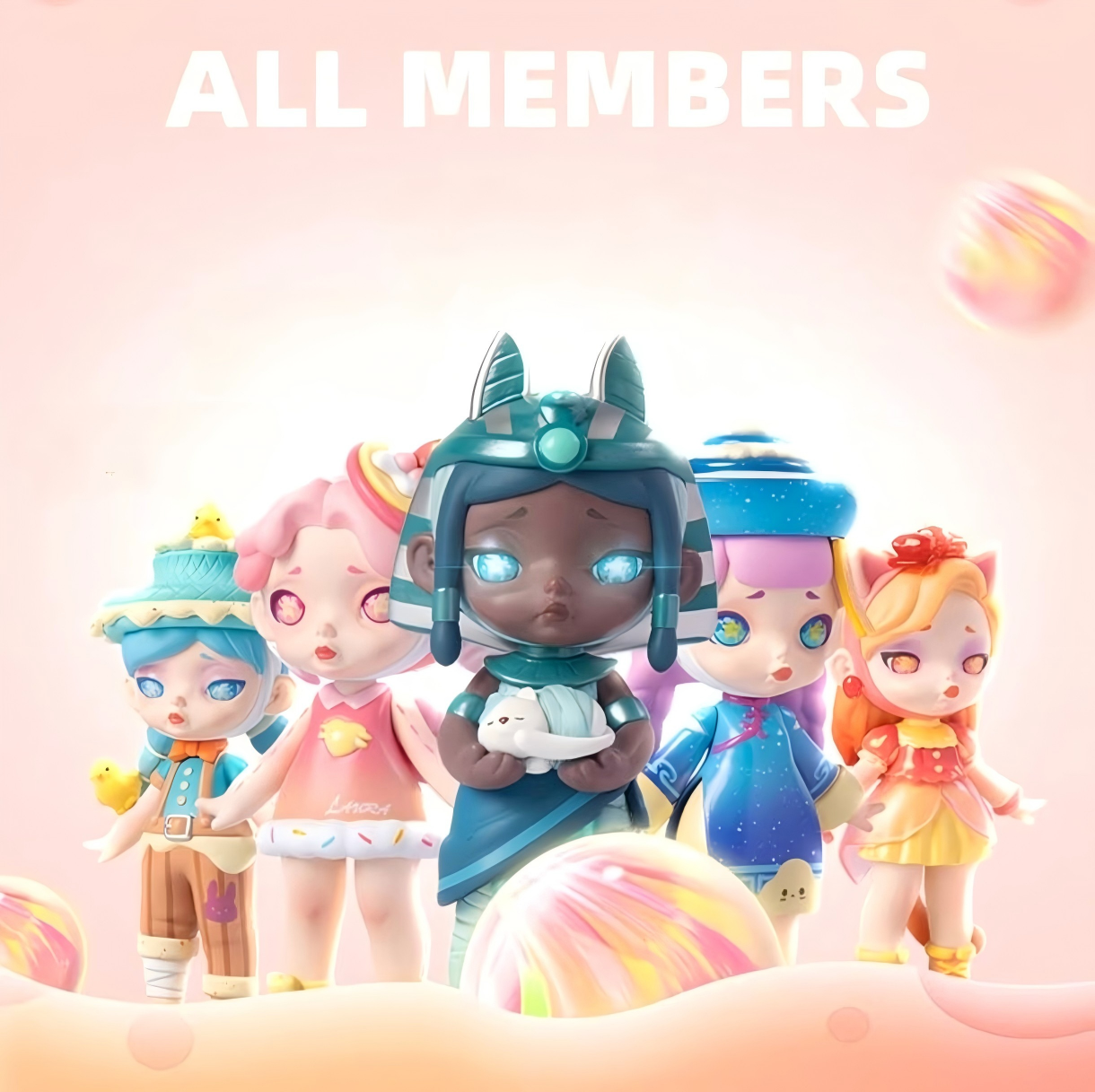 Space Capsule-Laura Sweet Monster Series Figures Blind Box