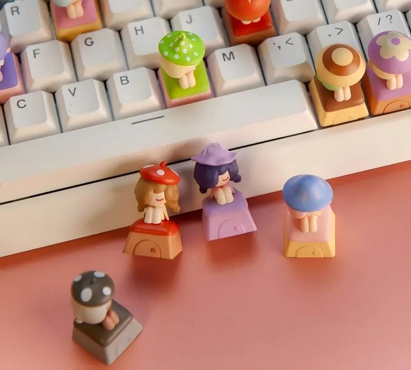 moogugirl&small moogu Keycap Series Figure Blind Box