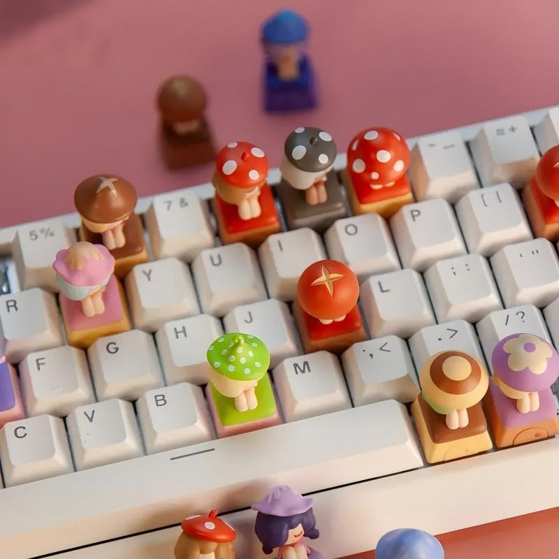 moogugirl&small moogu Keycap Series Figure Blind Box