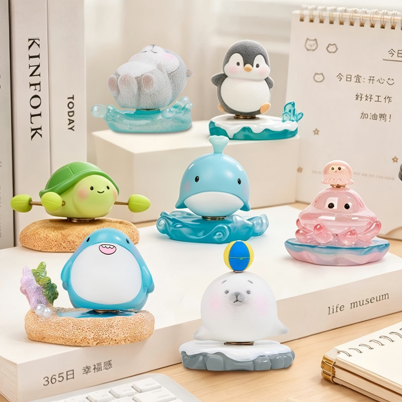 Ocean Animal Spinner Series Figures Blind Box