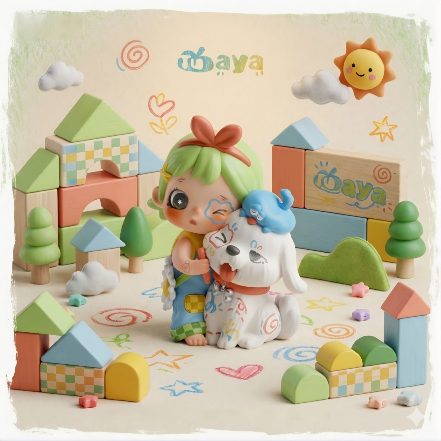 TUAYA-TUAYA's Doodle Diary Series Figures Blind Box
