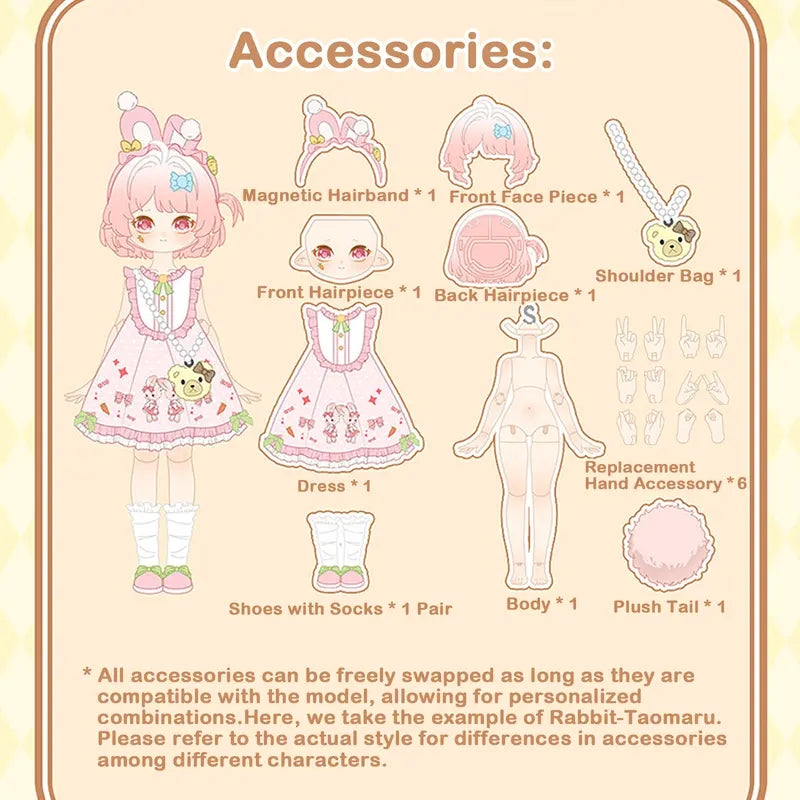 Minty Fantasy Forest Series Action Figure BJD Blind Box