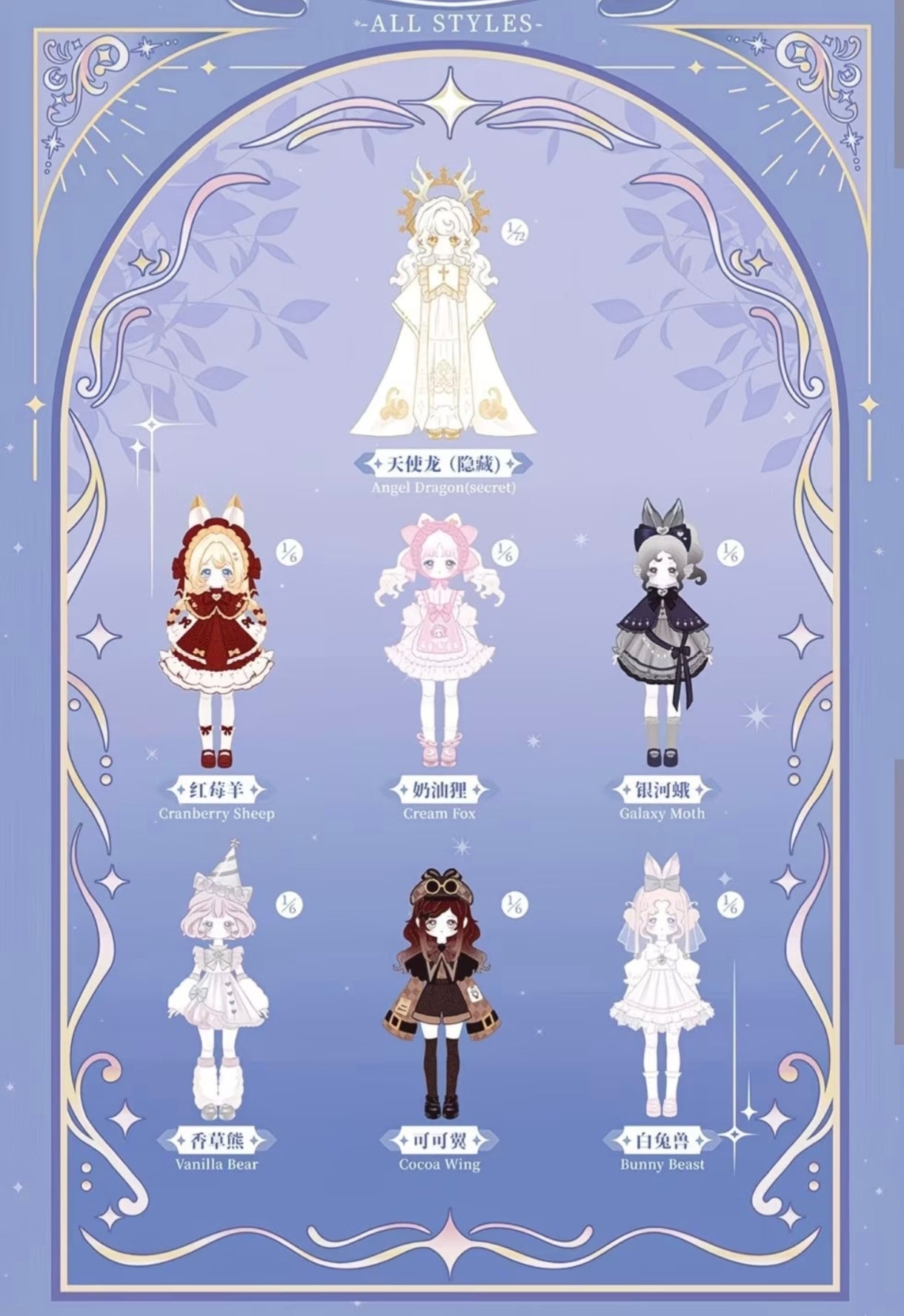 Luluelf Story - Mystic Realm Pact Series 1/8 Scale BJD Action Figure Blind Boxes