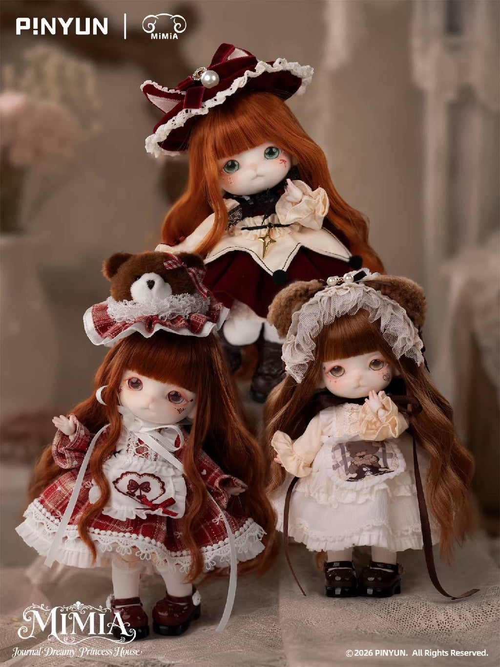MiMiA Dream Princess House Articulated Doll