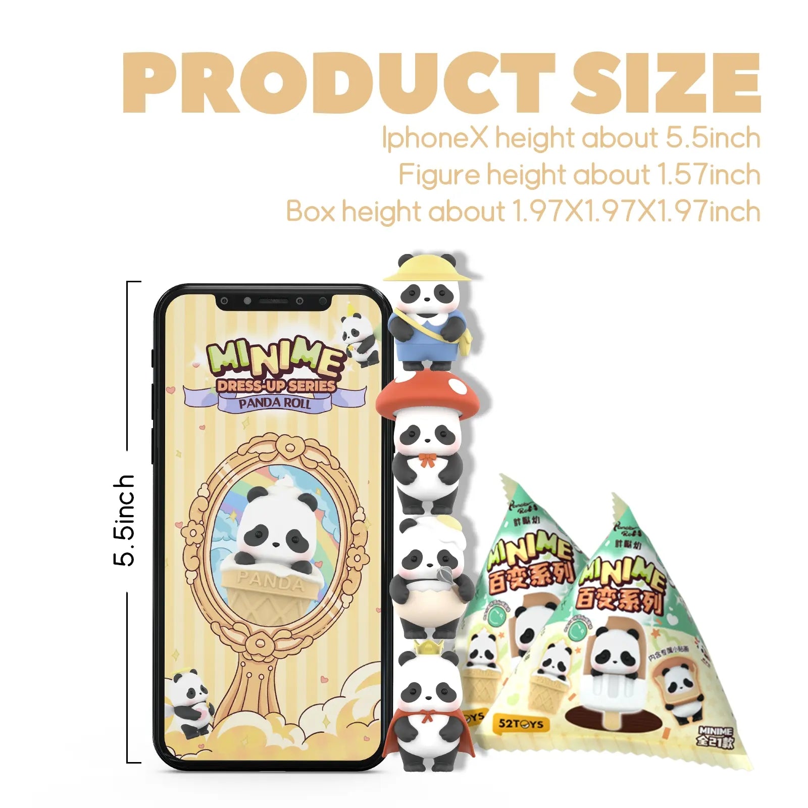 Panda Roll Minime Variety Dress-UP Series Collectible Blind Box