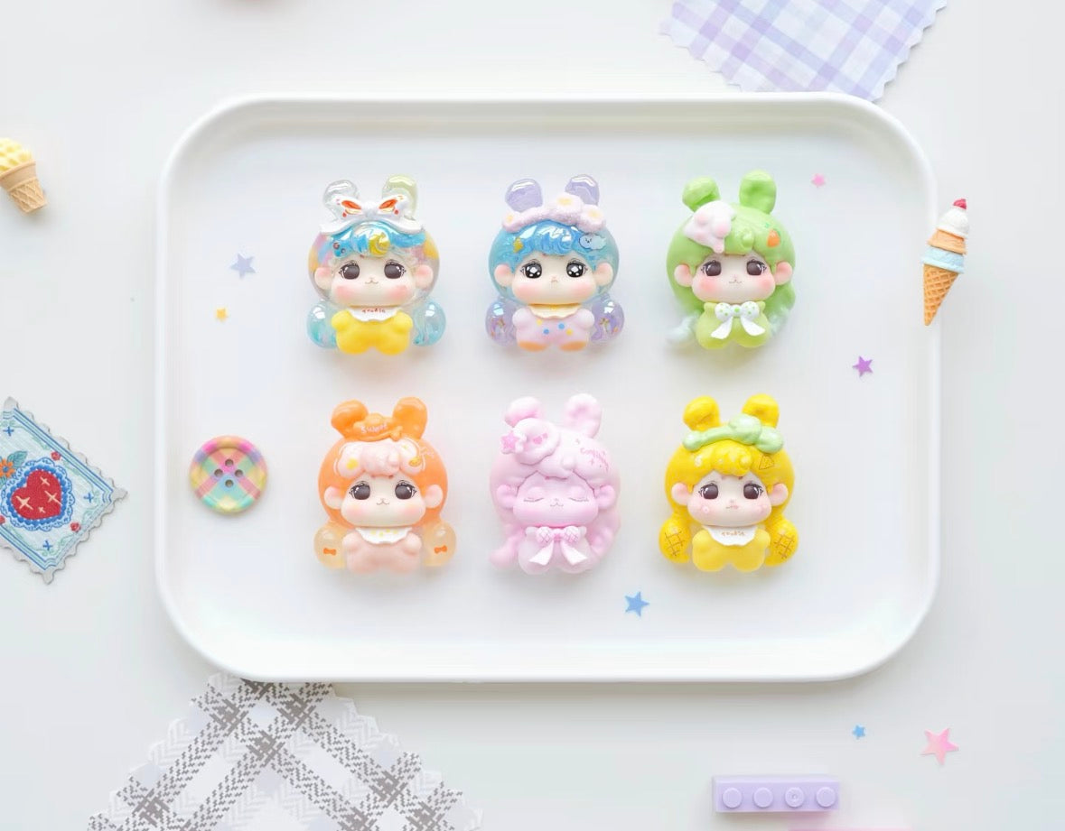 Bunny Soft Candy Series Squishy Mini Figures