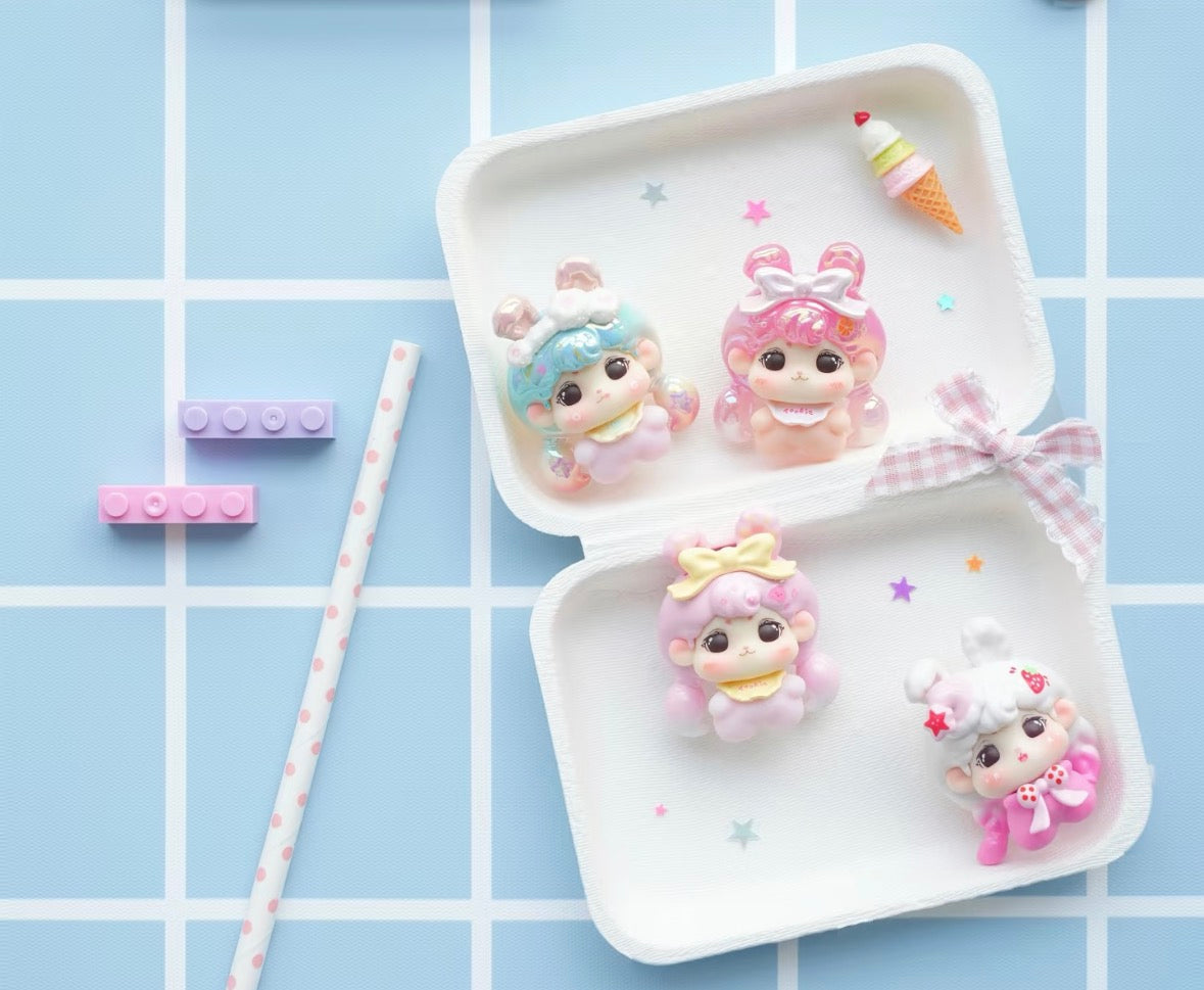 Bunny Soft Candy Series Squishy Mini Figures
