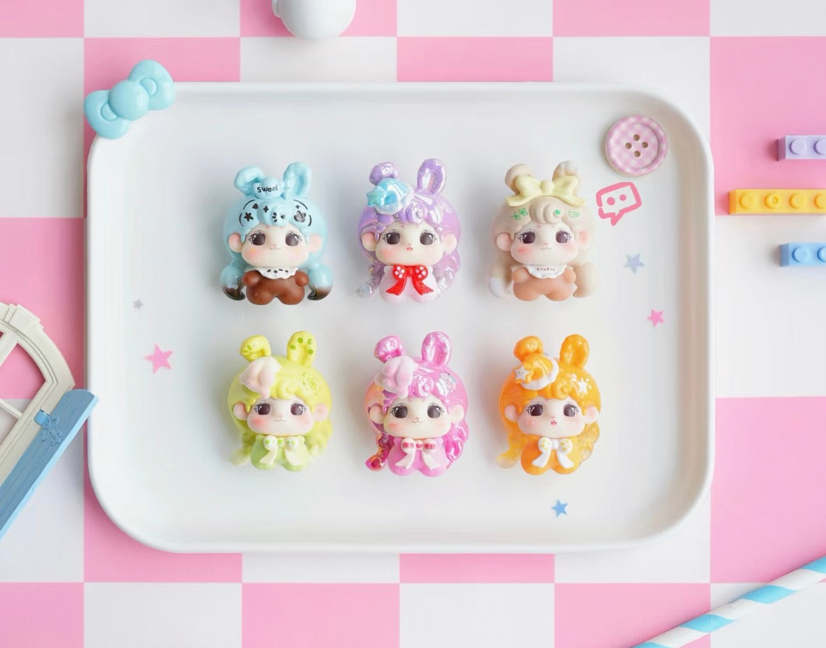 Bunny Soft Candy Series Squishy Mini Figures