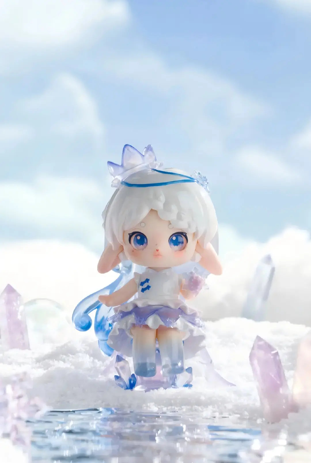 MuDao Ruby White Hair Silver Needle Limited Art Toy