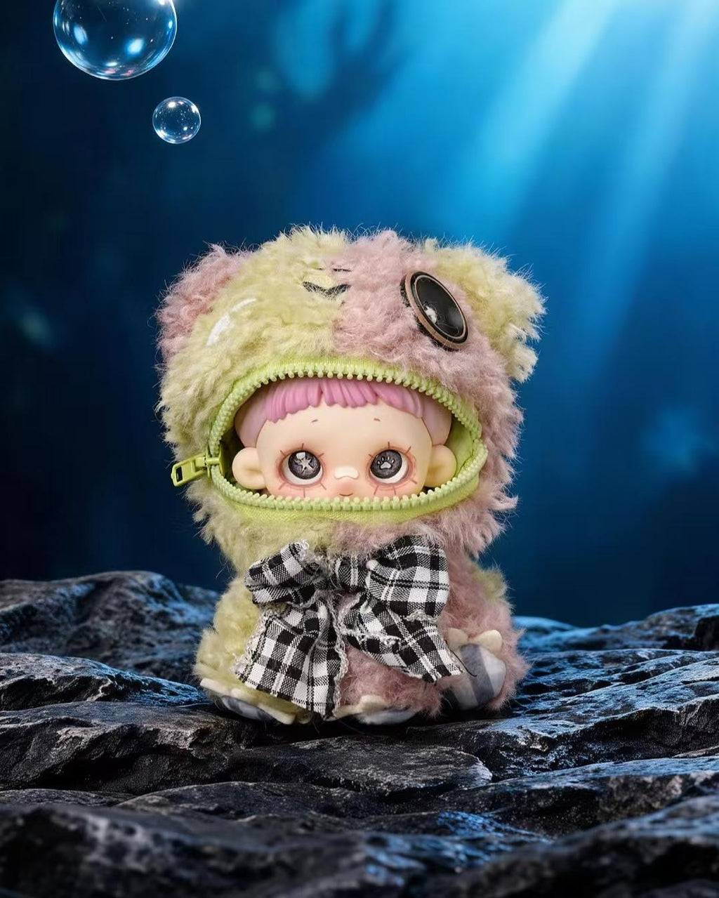 Greedy Bear Series Plush Blind Box, Dual‑Form Transformable Doll, Bag Charm, Trendy Toy Collectible Gift