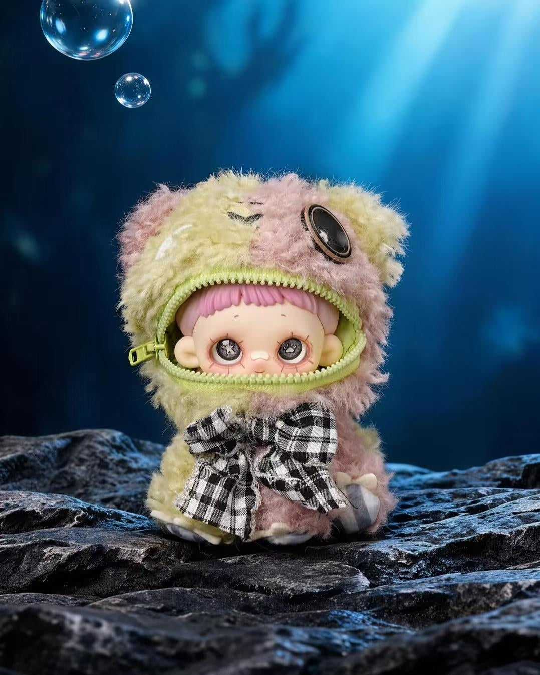Greedy Bear Series Plush Blind Box, Dual‑Form Transformable Doll, Bag Charm, Trendy Toy Collectible Gift