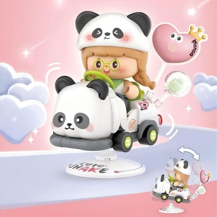 LOZ Mini Pet Rocking Car Building Blocks | Spring Bumper Car