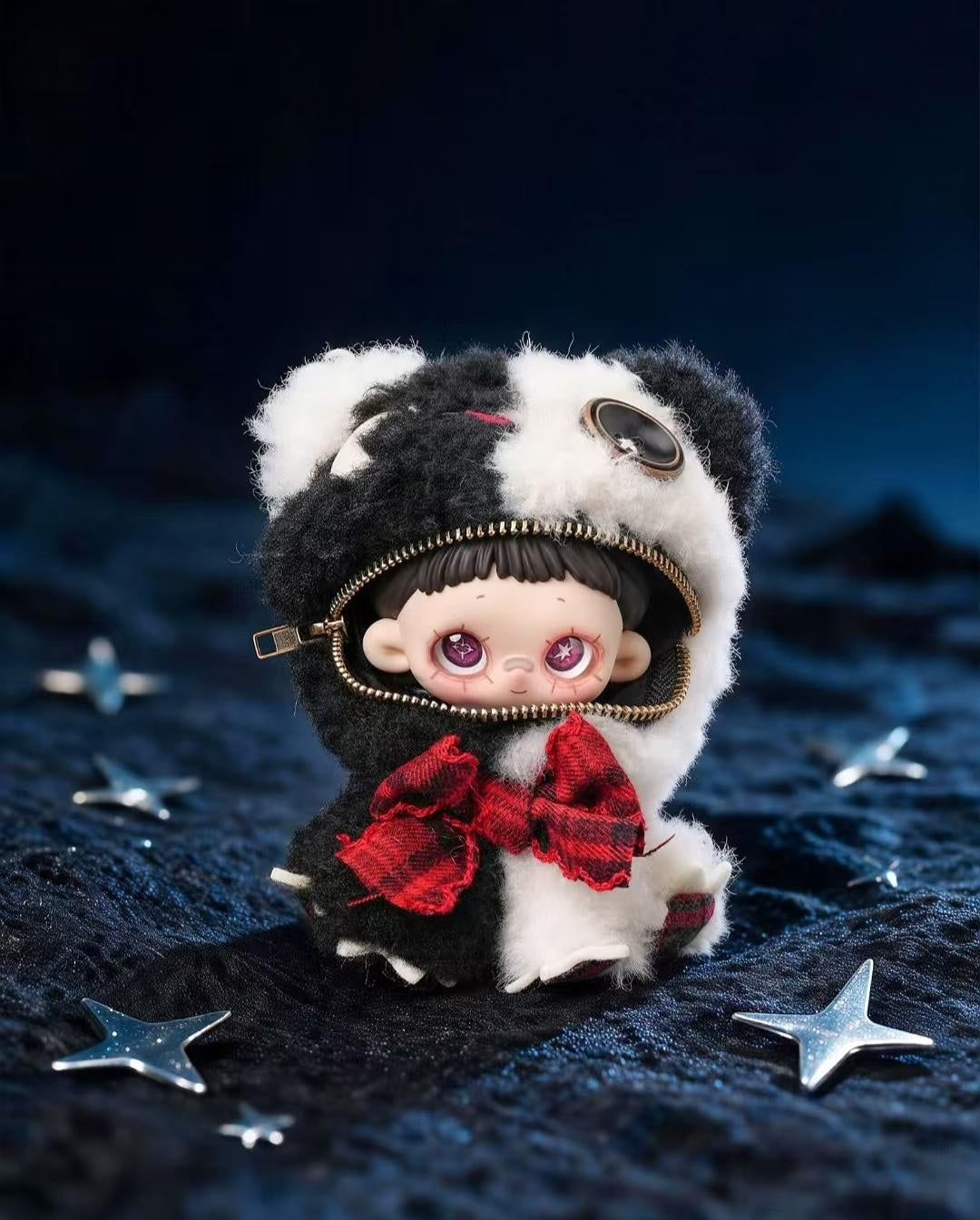 Greedy Bear Series Plush Blind Box, Dual‑Form Transformable Doll, Bag Charm, Trendy Toy Collectible Gift