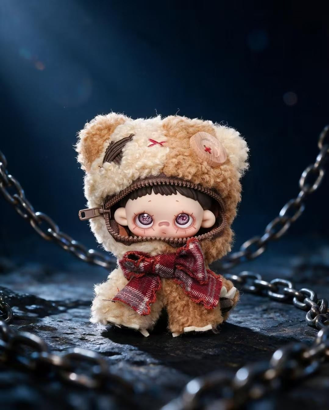 Greedy Bear Series Plush Blind Box, Dual‑Form Transformable Doll, Bag Charm, Trendy Toy Collectible Gift