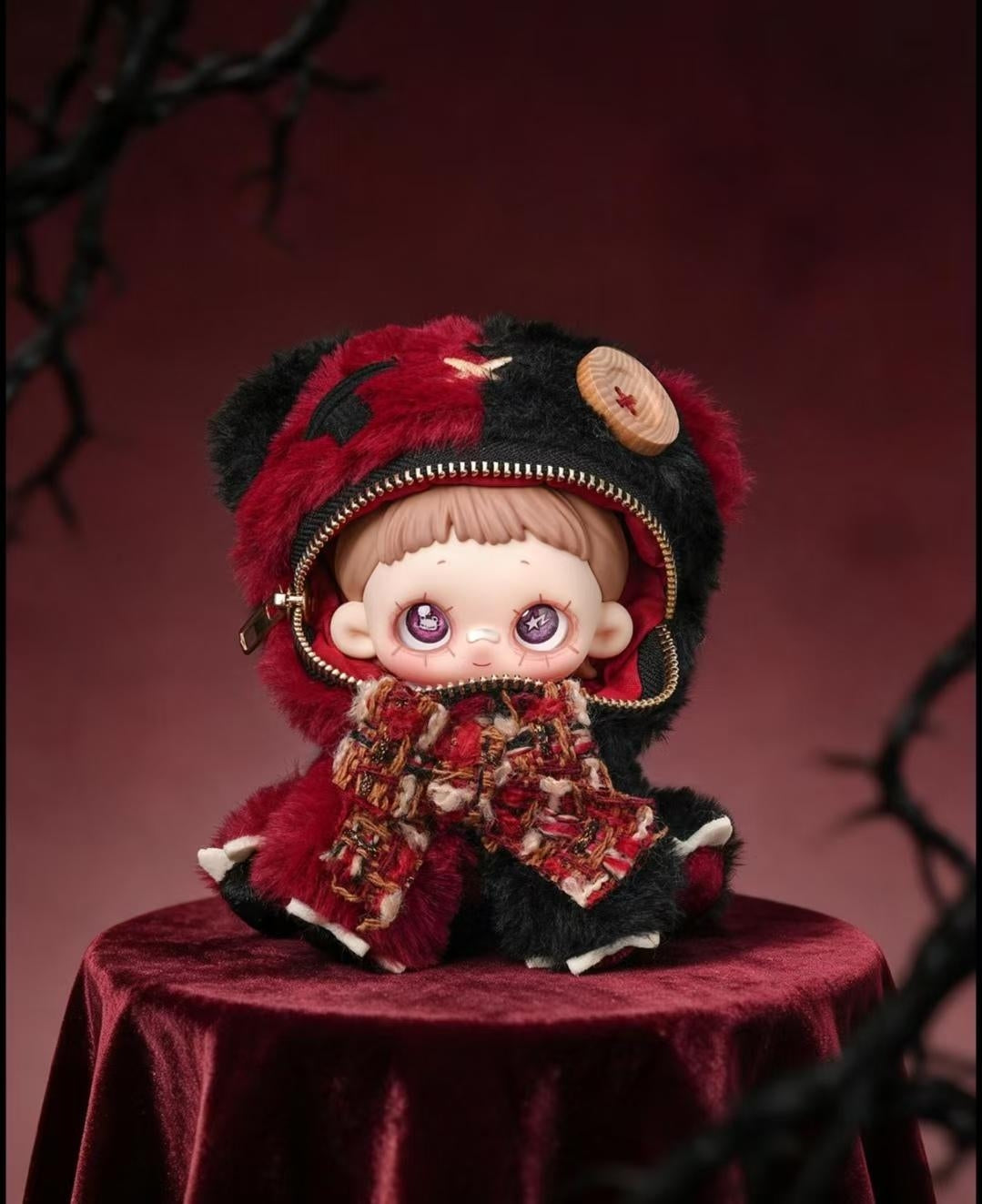 Greedy Bear Series Plush Blind Box, Dual‑Form Transformable Doll, Bag Charm, Trendy Toy Collectible Gift