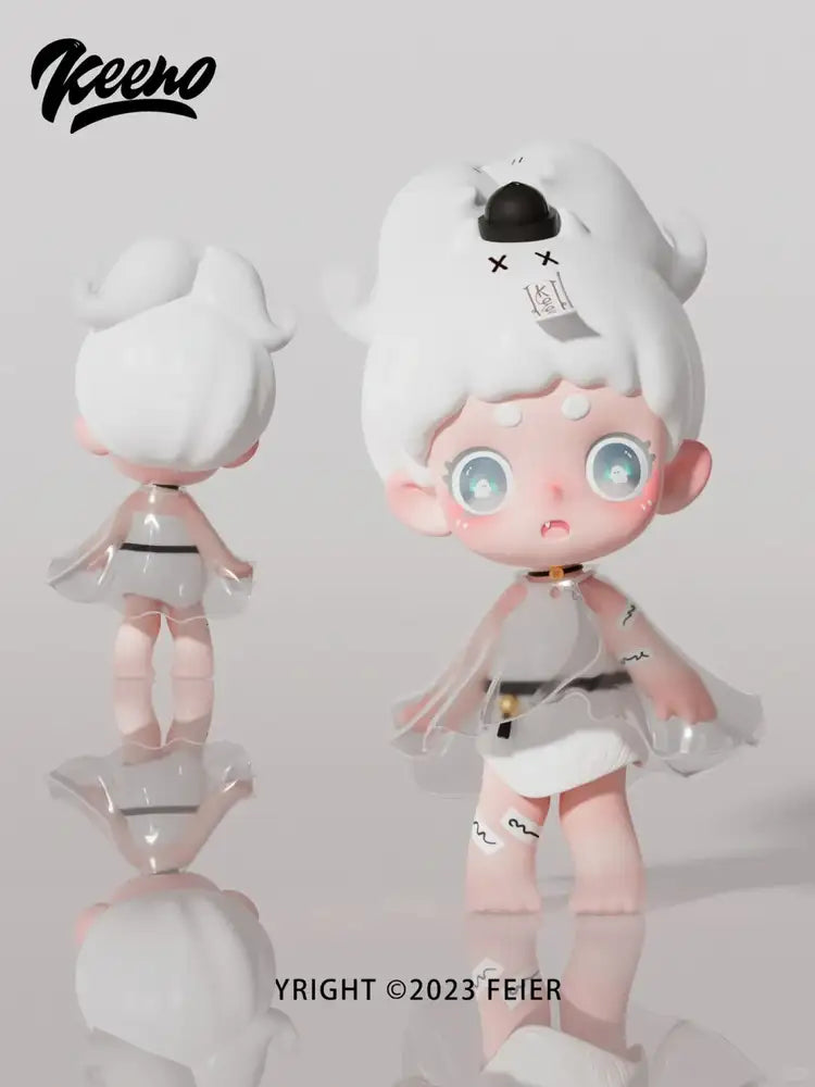 keeno "Ghost Milk Cap" Oversized Toy（Only 150 worldwide）