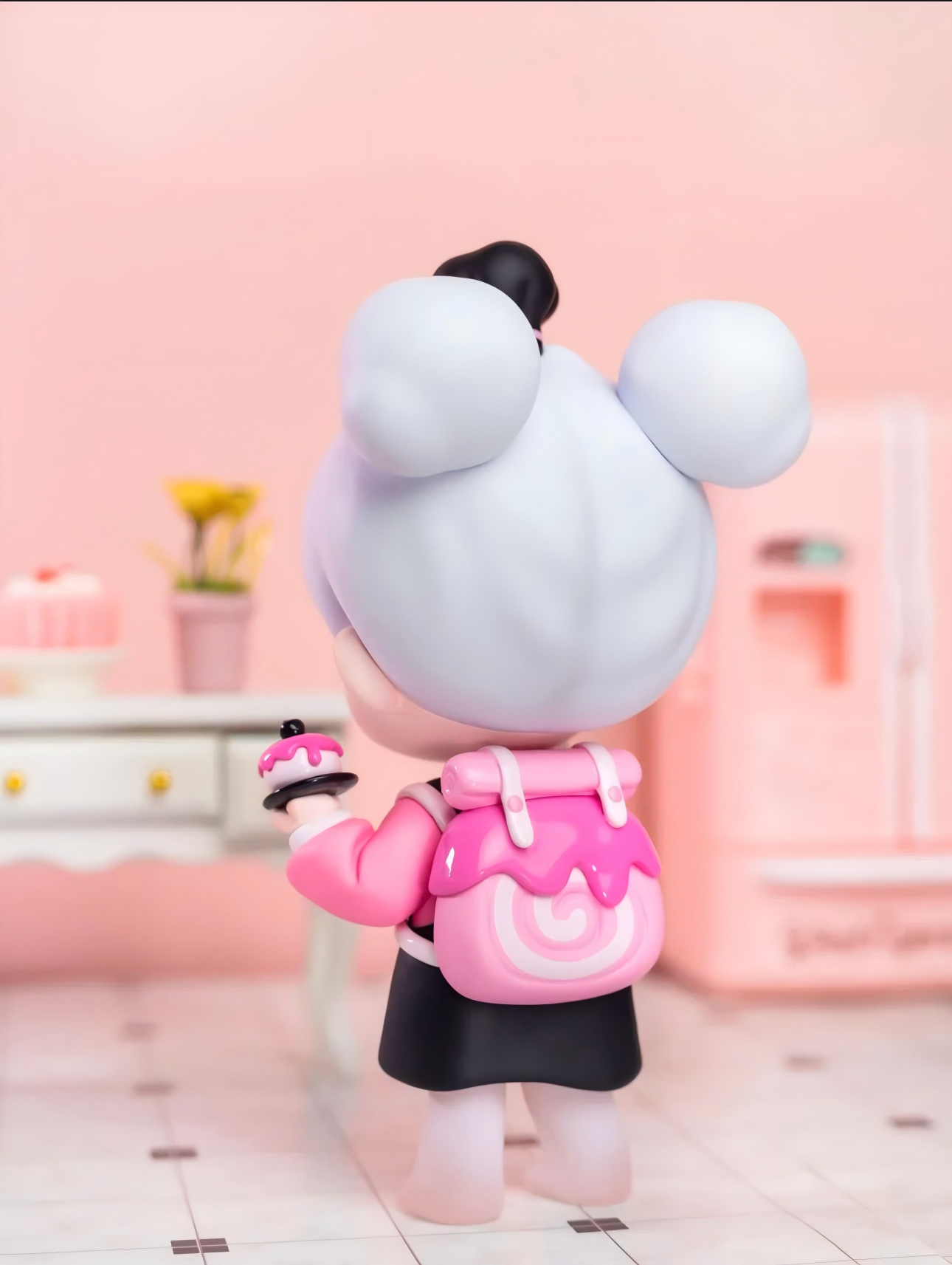 Keeno "Sweet Chef Girl: Dark Night Color Variation" Hanging Card