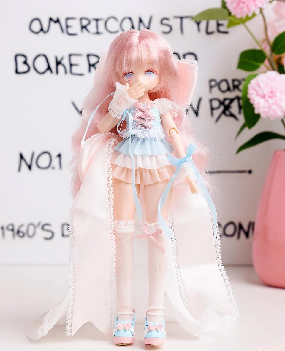 Anime Style Articulated Collectible BJD Doll, 3‑Styles Velvet Rabbit Tea Party / Spring Delay / Lily of the Valley Whisper for Display & Gift