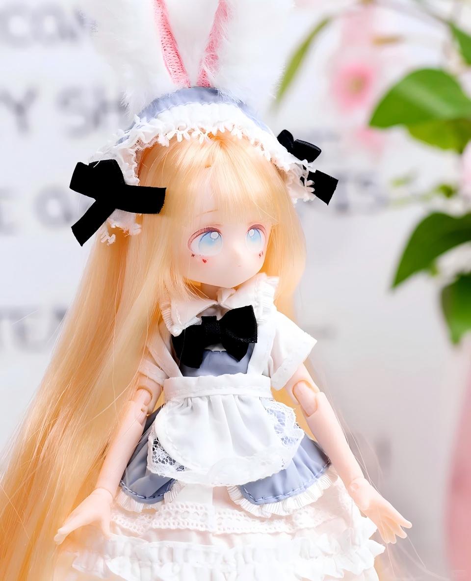 Anime Style Articulated Collectible BJD Doll, 3‑Styles Velvet Rabbit Tea Party / Spring Delay / Lily of the Valley Whisper for Display & Gift
