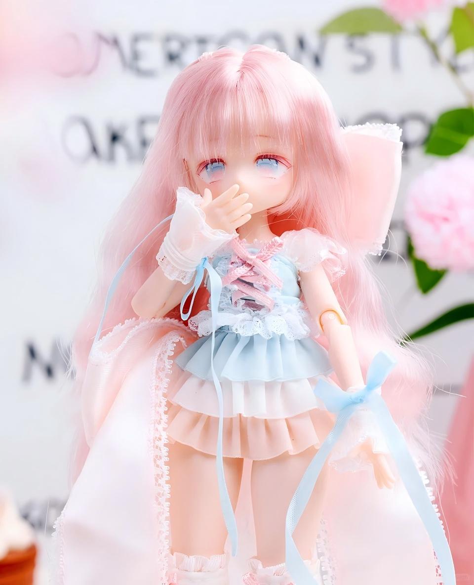 Anime Style Articulated Collectible BJD Doll, 3‑Styles Velvet Rabbit Tea Party / Spring Delay / Lily of the Valley Whisper for Display & Gift
