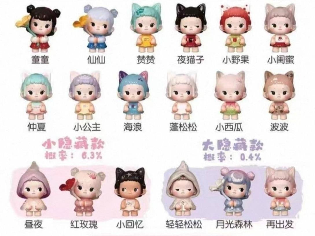 SongSong Adventure Series MengLi Mini Figure Blind Box,sohochic
