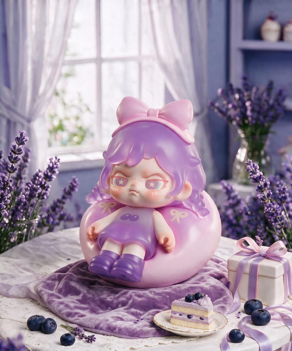 Baby Dora Tiny Bread Bite Mini Series Blind Box – close-up sculpt detail