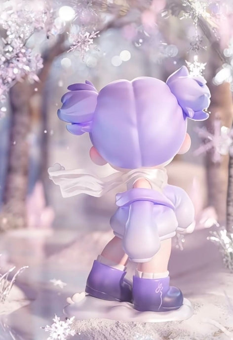 DORA "Winter Hoard" Limited Edition Art Toy – Winter Snowscape Theme – Desktop Ornament, Collectible, and Holiday Gift
